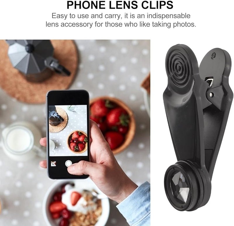 FRCOLOR 10 In 1 Mobile Phone Camera Lens Kit With Wide Angle Macro Fisheye HD Zoom Black - Image 5